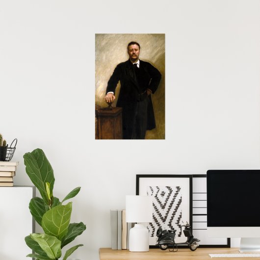 Präsident Theodore Roosevelt Poster (Heimbüro)