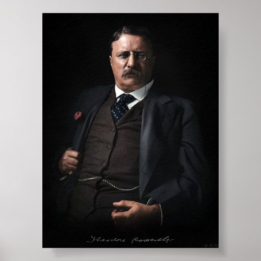Präsident Theodore Roosevelt Poster (Vorne)