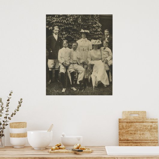 Präsident Theodore Roosevelt und Familie Poster (Küche)