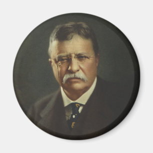 Präsident Theodore Roosevelt von Forbes Lithograph Magnet