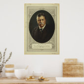 Präsident Theodore Roosevelt von Forbes Lithograph Poster (Küche)