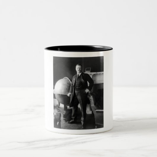 Präsident Theodore Roosevelt Zweifarbige Tasse (Mittel)