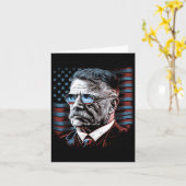 Präsident Theodore Teddy Roosevelt Amerika vom Jul Karte (Gelbe Blume)