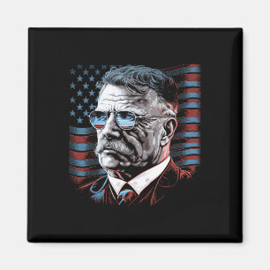 Präsident Theodore Teddy Roosevelt Amerika vom Jul Magnet