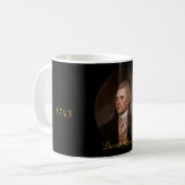 Präsident Thomas Jefferson Kaffeetasse (Vorderseite Links)