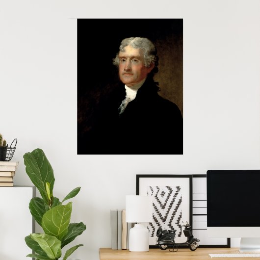 Präsident Thomas Jefferson Poster (Heimbüro)