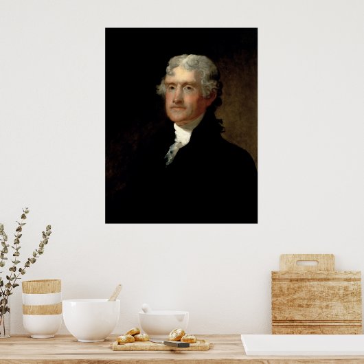 Präsident Thomas Jefferson Poster (Küche)