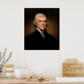Präsident Thomas Jefferson Poster (Küche)