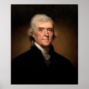 Präsident Thomas Jefferson Poster