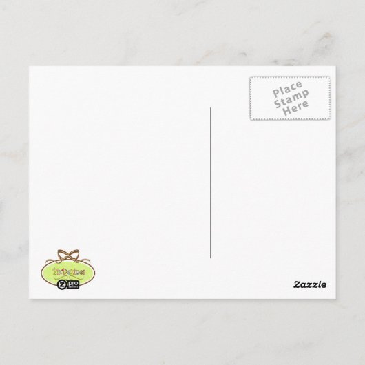 Präsident Thomas Jefferson Postkarte (Rückseite)