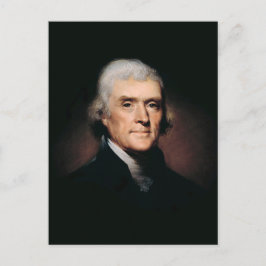 Präsident Thomas Jefferson Postkarte