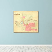 Präsident Township Leinwanddruck (Insitu (Holzboden))
