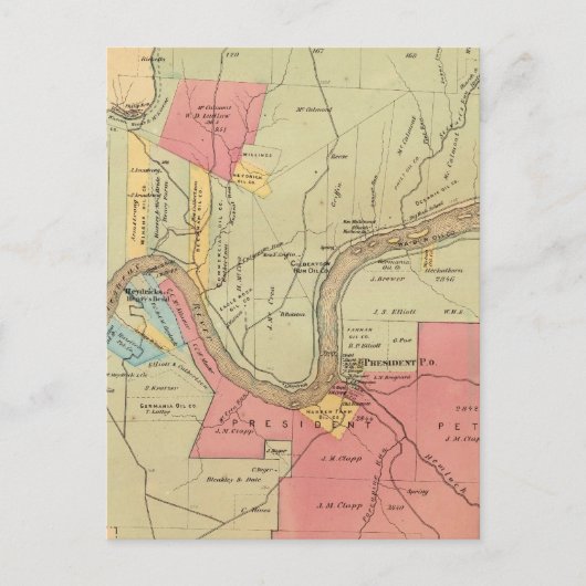 Präsident Township Postkarte (Vorderseite)