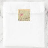 Präsident Township Quadratischer Aufkleber (Tasche)