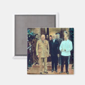 Präsident Truman und Joseph Stalin Magnet (Vorderseite/Rückseite)