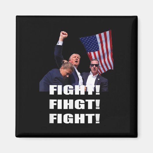 Präsident Trump 1 Magnet (Vorne)