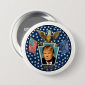 Präsident Trump 2016 Button (Vorne & Hinten)