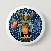 Präsident Trump 2016 Button (Vorderseite)