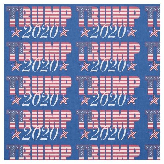 Präsident Trump 2020 Pattern Fabric Stoff (Muster)