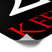 Präsident Trump 2020 Poster (Ecke)