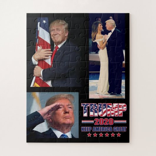 Präsident Trump - 2020 Puzzle (Vertikal)