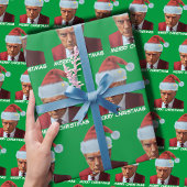 Präsident Trump 2024 erschossen Tasse Frohe Weihna Geschenkpapier