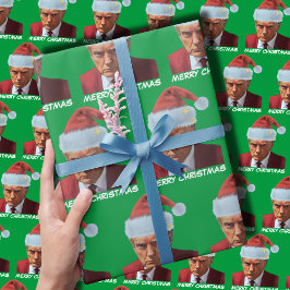 Präsident Trump 2024 erschossen Tasse Frohe Weihna Geschenkpapier