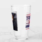 Präsident Trump 2024 Glas (Links)