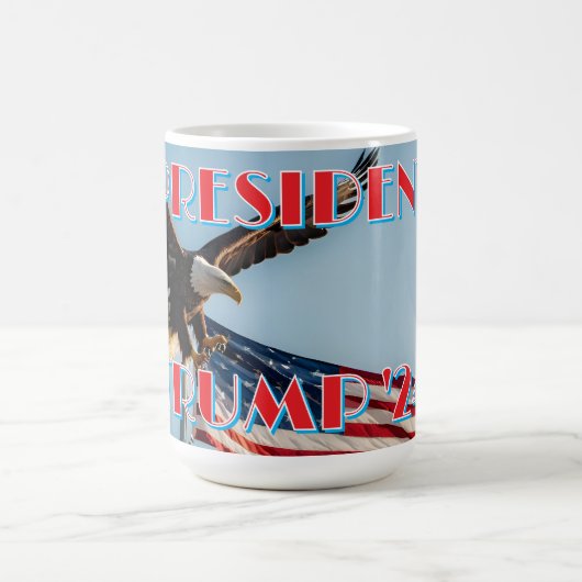PRÄSIDENT TRUMP 2024 KAFFEETASSE (Mittel)