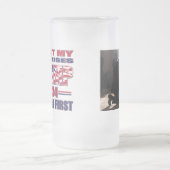 Präsident Trump 2024 Mattglas Bierglas (Mittel)