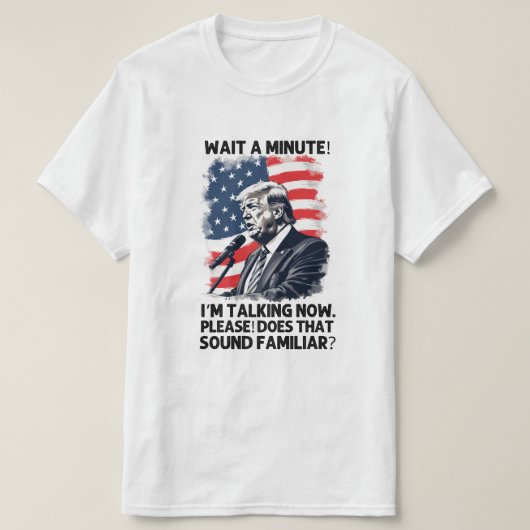 Präsident Trump 2024 T-Shirt (Design vorne)