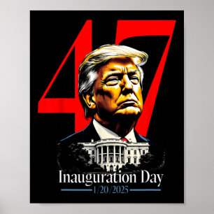Präsident Trump 2025 Amtseinführungstag  Poster