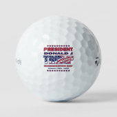 Präsident Trump 2025 Golfball (Vorderseite)