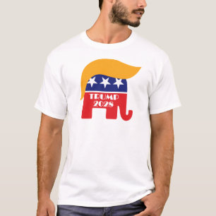 Präsident Trump 2028 für eine 3. Amtszeit wiederwä T-Shirt