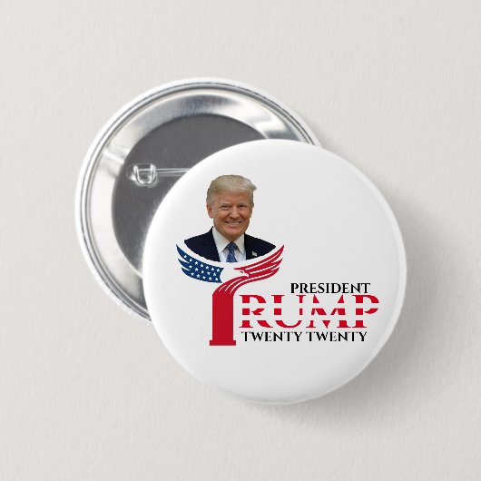 PRÄSIDENT TRUMP 220 BUTTON (Vorne & Hinten)
