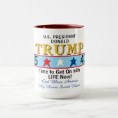 Präsident Trump 45 47 Tasse (Zentrum)