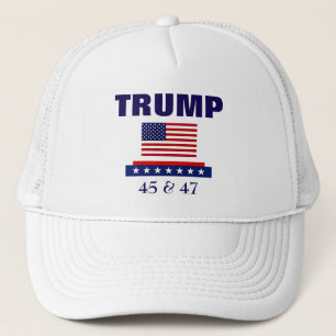 PRÄSIDENT TRUMP 45 & 47 TRUCKERKAPPE
