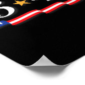 Präsident Trump 45 47 Zahlen als 45. und 47. Poster (Ecke)