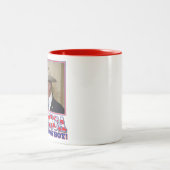Präsident Trump American Cowboy Zweifarbige Tasse (Mittel)