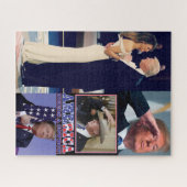 Präsident Trump - Amerika braucht einen Cowboy Puzzle (Horizontal)