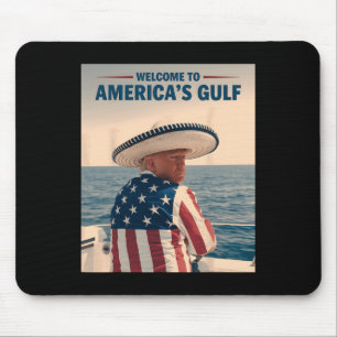 Präsident Trump Amerikas Golf-Mexiko Sombrero Ame Mousepad