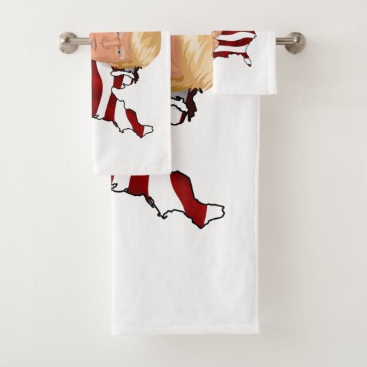 Präsident Trump Badhandtuch Set (Insitu)