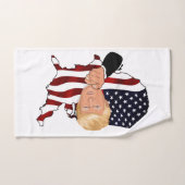 Präsident Trump Badhandtuch Set (Handtuch)
