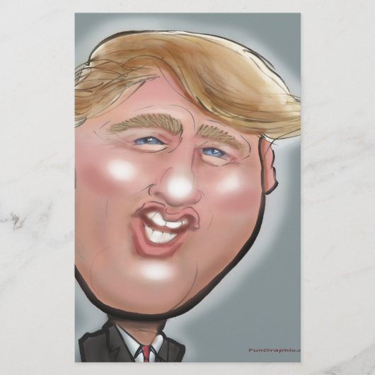 Präsident Trump Briefpapier (Vorderseite)