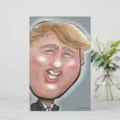 Präsident Trump Briefpapier (Stehend Vorderseite)