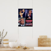 Präsident Trump bringt Amerika zurück - Trump 2020 Poster (Küche)