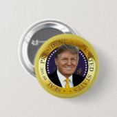 PRÄSIDENT TRUMP BUTTON (Vorne & Hinten)
