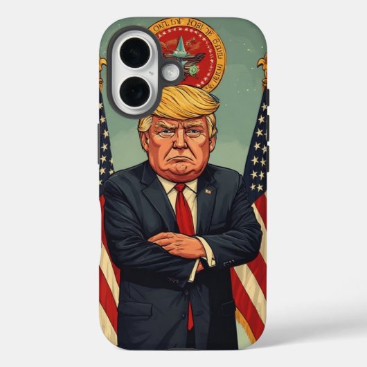 Präsident Trump Case-Mate iPhone Hülle (Rückseite)