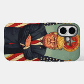 Präsident Trump Case-Mate iPhone Hülle (Rückseite (Horizontal))