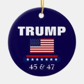 PRÄSIDENT TRUMP CHRISTMAS ORNAMENT (Vorne)